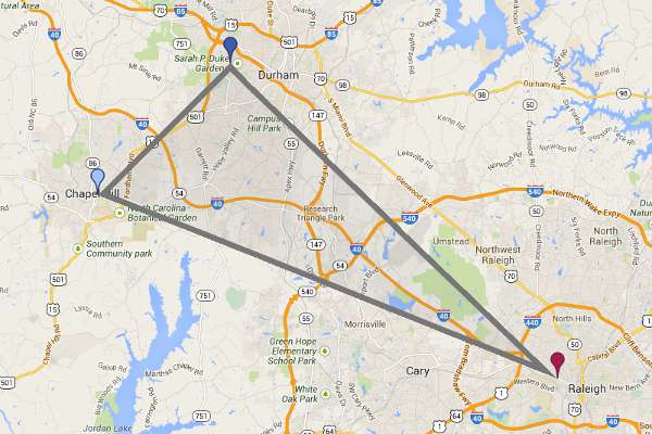 Map showing WashWizards service coverage area